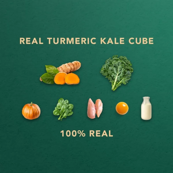 Freeze Dried Turmeric Kale Cube  Pet Snack  Dog snack and Cat snack  Pet Treats