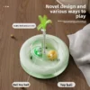 Pet Teaser Leak Food Booster Cat Toy Spinning Ball Snack Dispenser Dog Cat Slow Feeding