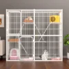 Large pet cage  large cat house  cheap  3 layer  pet cage  cat villa
