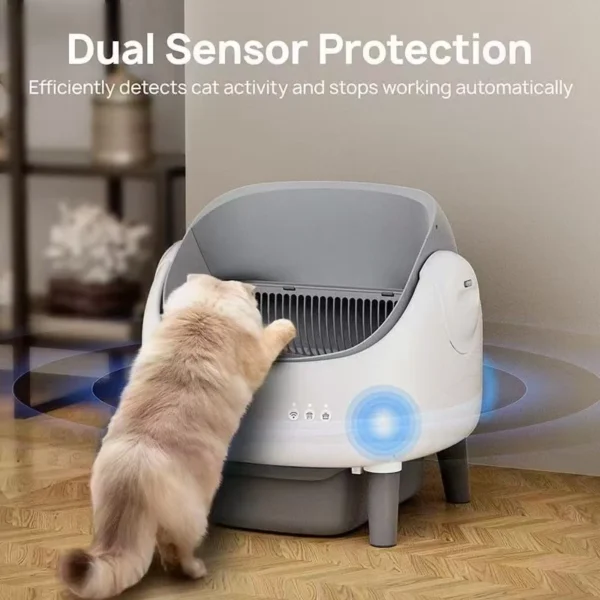 Extra Large Capacity Automatic Self Cleaning Cat Litter Box
