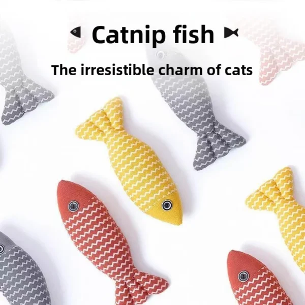 sg-11134201-8260j-mldnm80vkdfpaf.webp Fish shaped cat toy Catnip fish shaped cat toy Soft bite toy