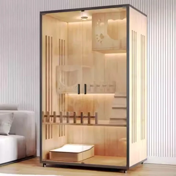 Solid Wood Cat Villa Luxury Cat House Cat Cabinet Cat Bed Climbing Frame Integrated Cat Home