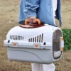 Pet travel cage Cat Carrier Luxury Sunroof Bowl Pet Carrier Portable Box pet cage for outdoor
