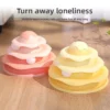 Cat Tower Ball Rotating Ball Toy Multi Layer Cat Ball Toy Cat Teaser Random Color