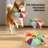 Training dog specific sound frisbee toy  pet plush toy  interactive dog cat frisbee  grinding teeth  bite resistant