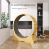 Silent Cat Treadmill Wooden Solid Climbing Wheel Weight Loss Fitness Roller Silent Exercise Cat Toy