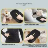 Reusable Pet Hair Removal Glove Black Mesh Washable Ergonomic Cleaning Mitt