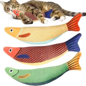 Fish shaped cat toy   Catnip fish shaped cat toy   Soft bite toy